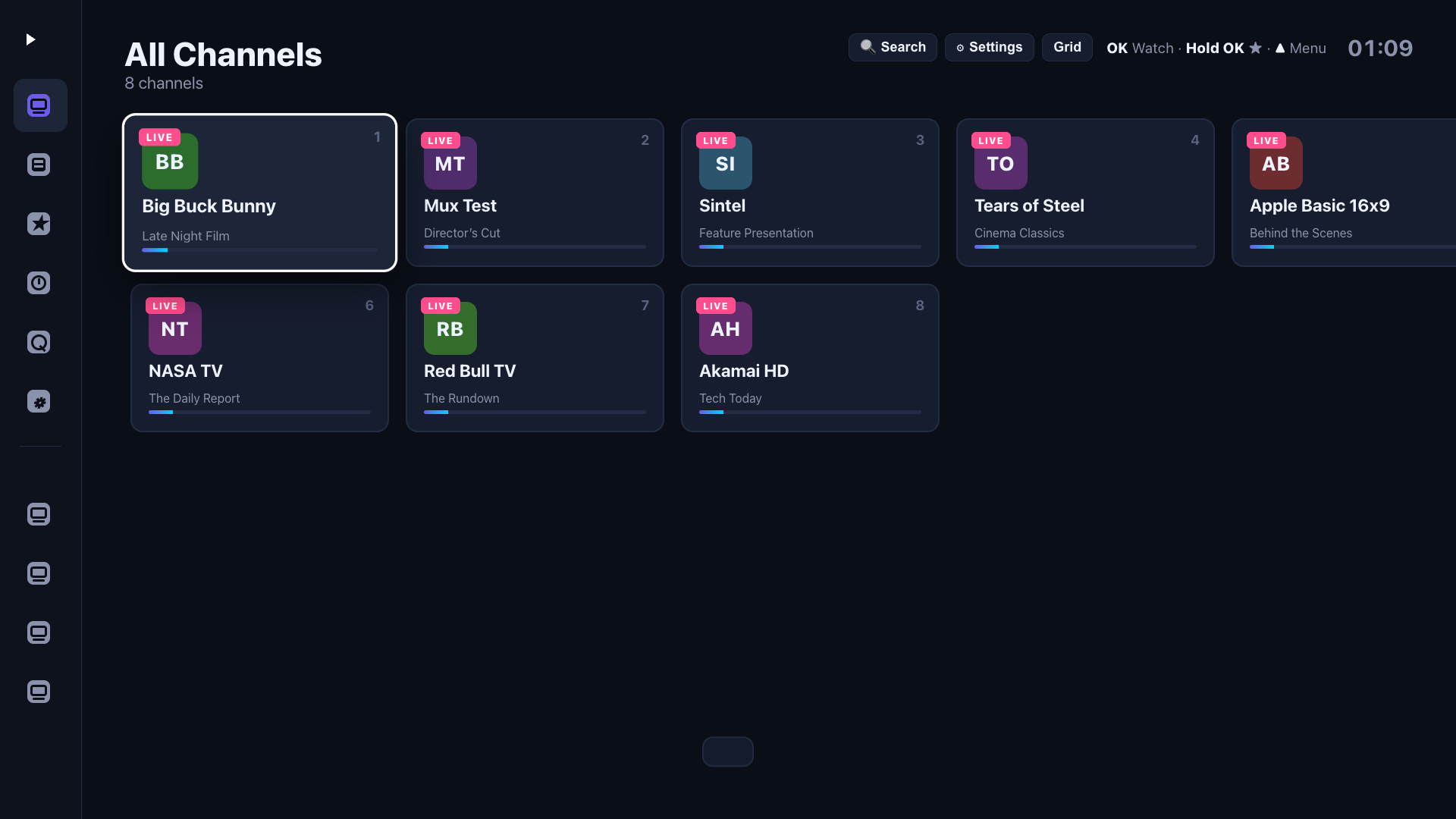 Grid, list, or rows - your way